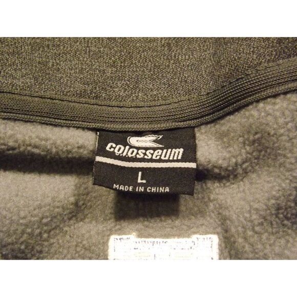 NCAA Colosseum Fleece Men Sz L Full Zip TCU Horned Frogs Long Sleeve Pockets - Picture 7 of 9